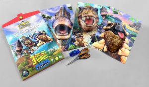 PopHeads 3D Dino PopOut posters
